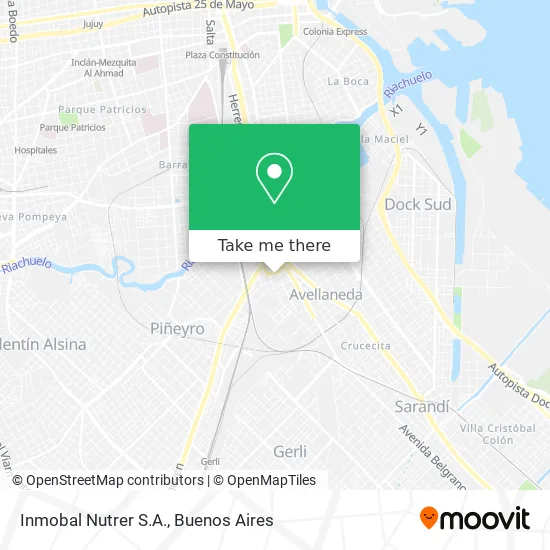 Inmobal Nutrer S.A. map