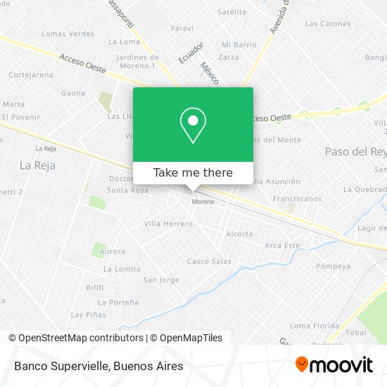 Banco Supervielle map