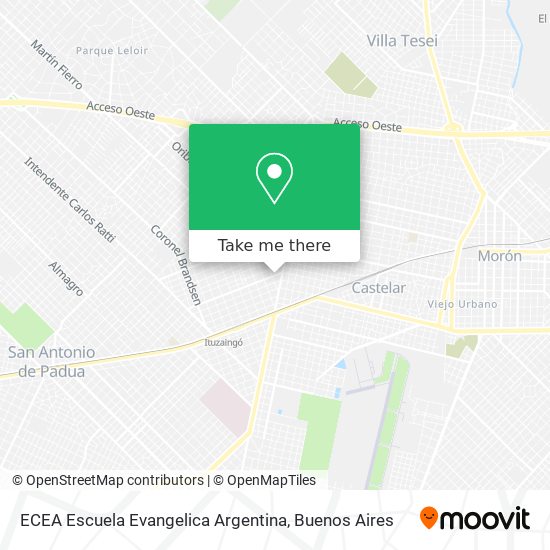 ECEA Escuela Evangelica Argentina map