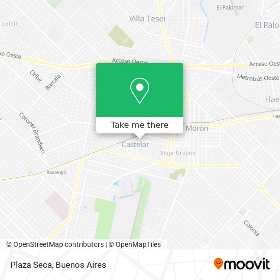 Plaza Seca map