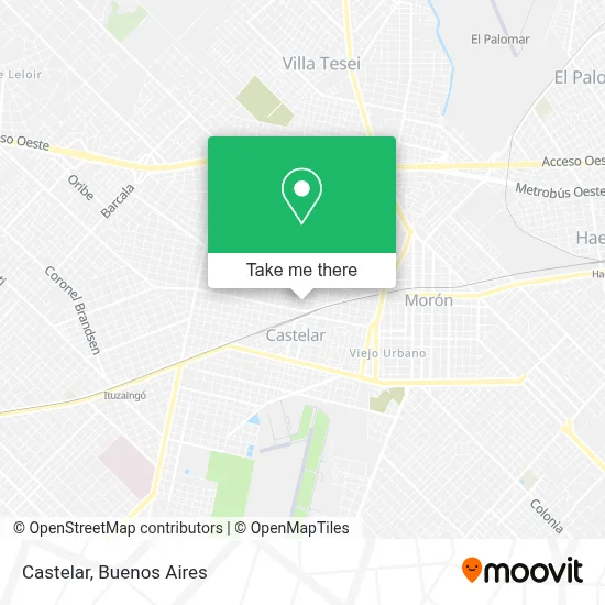 Castelar map