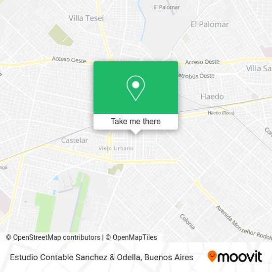 Estudio Contable Sanchez & Odella map