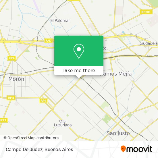 Campo De Judez map