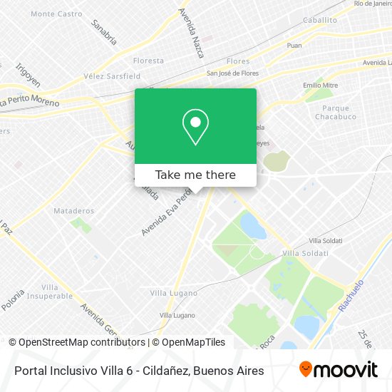 Portal Inclusivo Villa 6 - Cildañez map