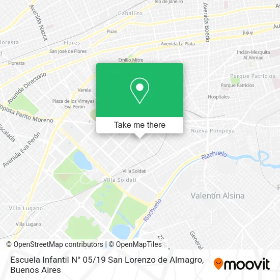 Escuela Infantil N° 05 / 19 San Lorenzo de Almagro map