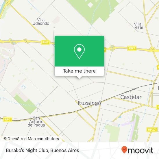 Mapa de Burako's Night Club