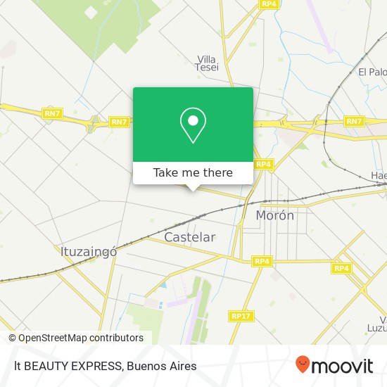 Mapa de lt BEAUTY EXPRESS