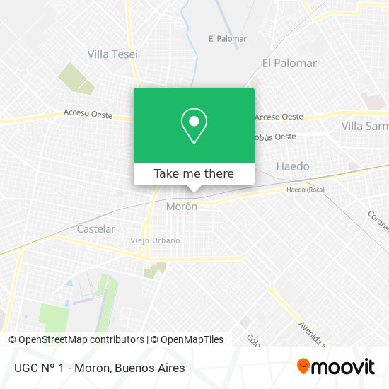 UGC Nº 1 - Moron map