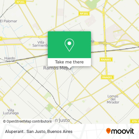 Aluperant.. San Justo map