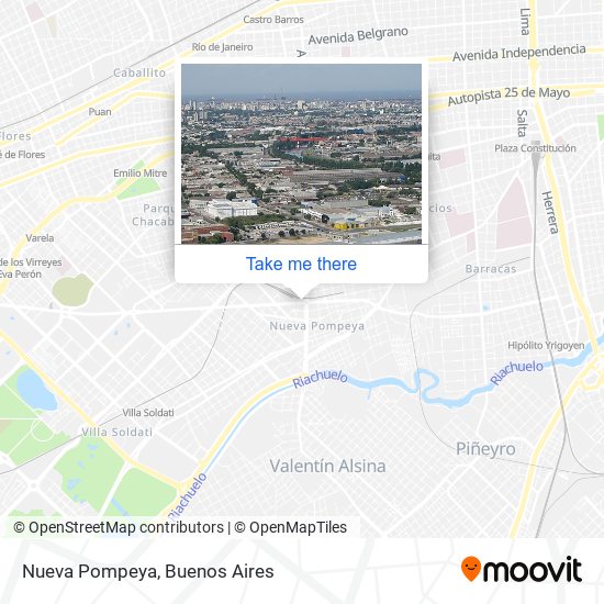 Nueva Pompeya map