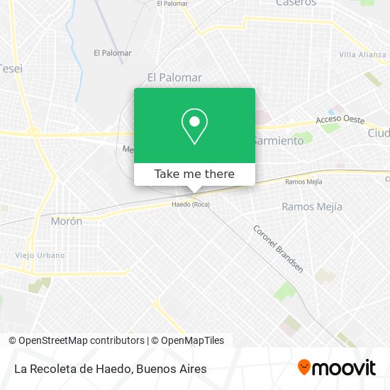 La Recoleta de Haedo map