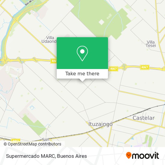 Supermercado MARC map