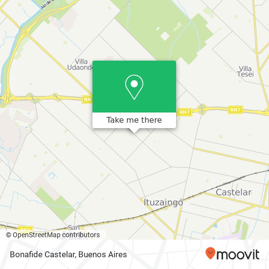 Bonafide Castelar map