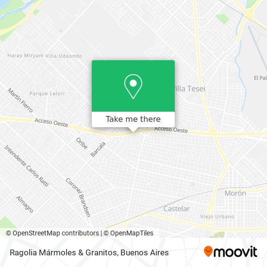 Ragolia Mármoles & Granitos map