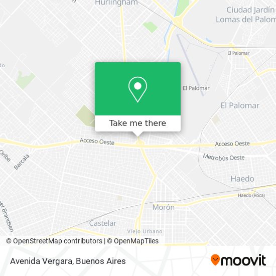 Avenida Vergara map