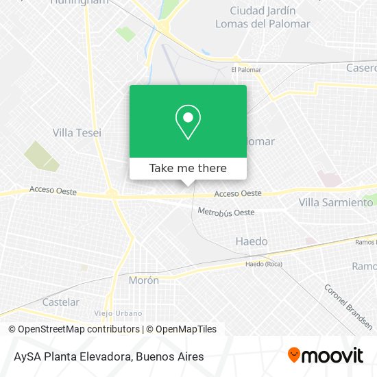 AySA Planta Elevadora map