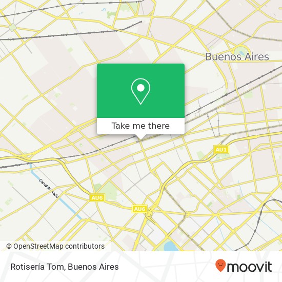 Rotisería Tom map