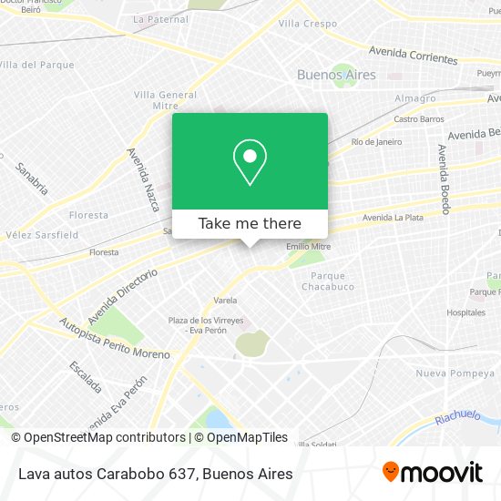 Lava autos Carabobo 637 map