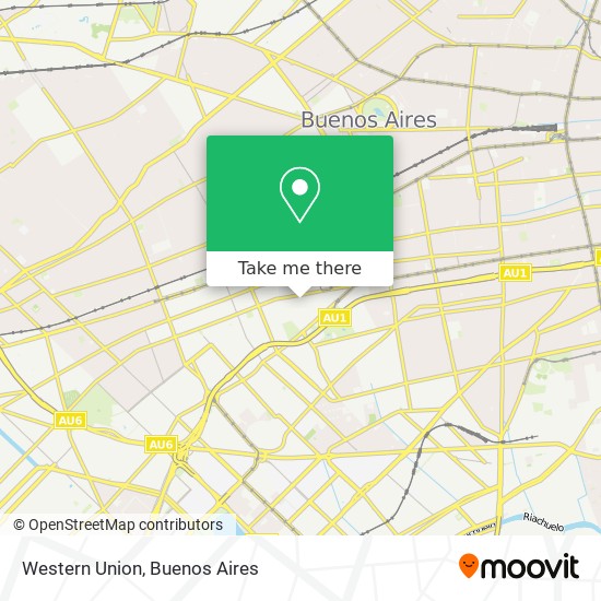 Western Union map