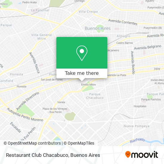 Restaurant Club Chacabuco map