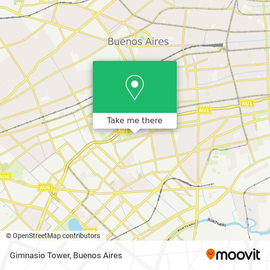 Gimnasio Tower map