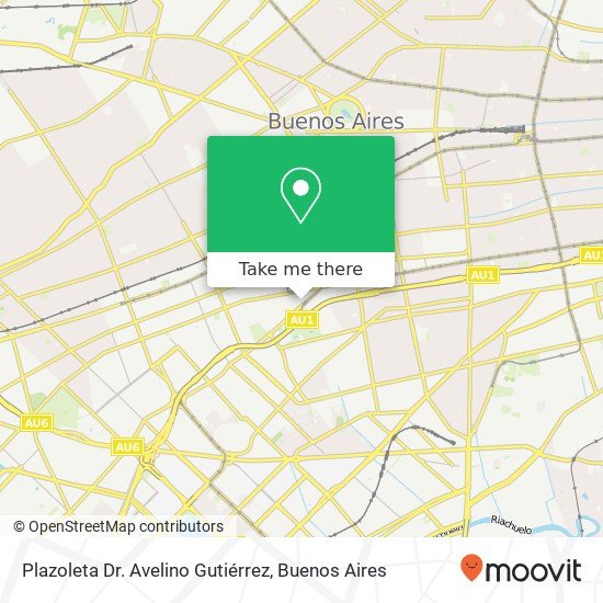 Mapa de Plazoleta Dr. Avelino Gutiérrez