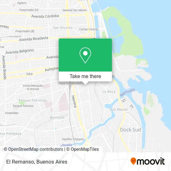 El Remanso map