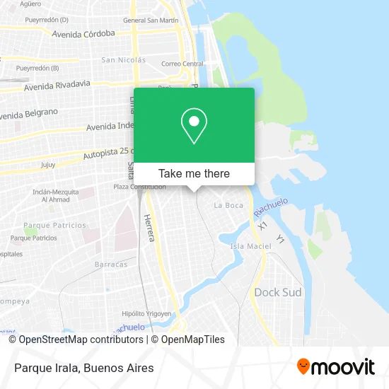 Mapa de Parque Irala