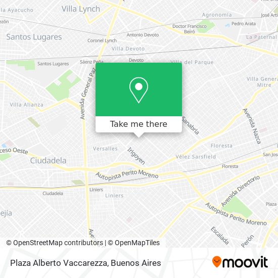 Mapa de Plaza Alberto Vaccarezza