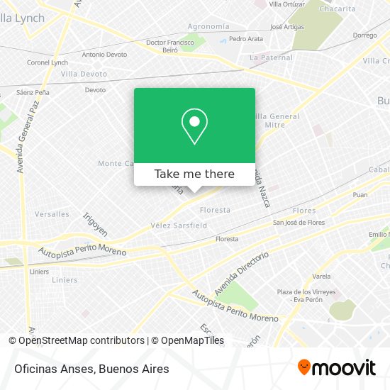 Mapa de Oficinas Anses