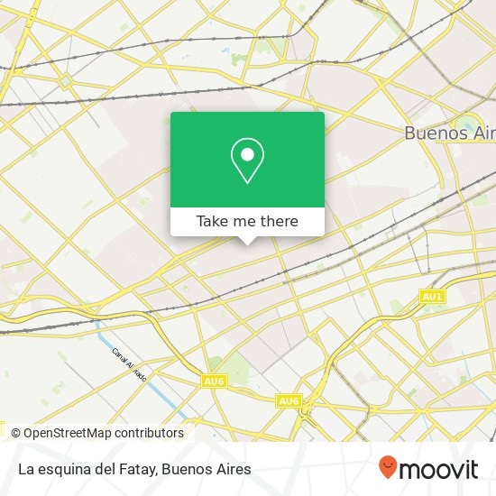 La esquina del Fatay map