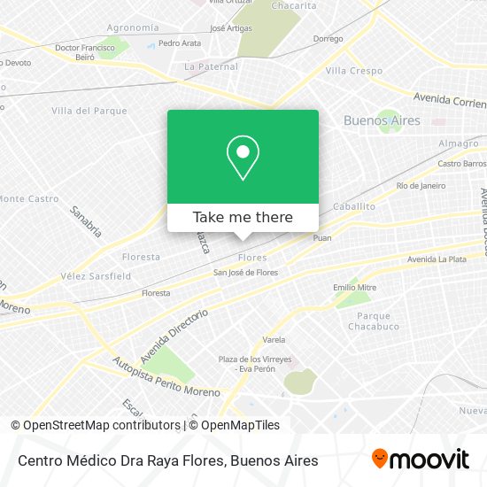 Centro Médico Dra Raya Flores map