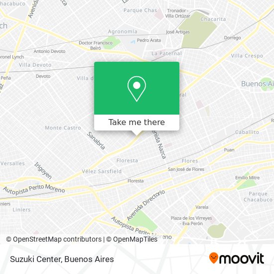 Mapa de Suzuki Center