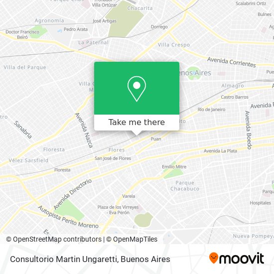 Consultorio Martin Ungaretti map