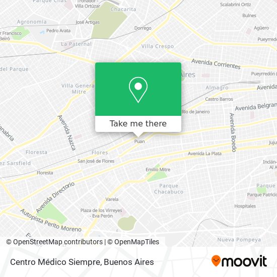 Centro Médico Siempre map