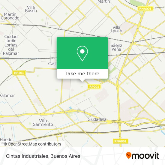 Mapa de Cintas Industriales