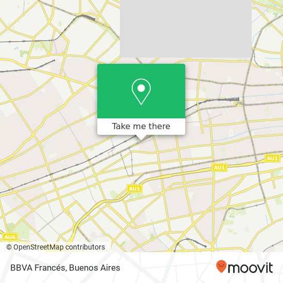 BBVA Francés map