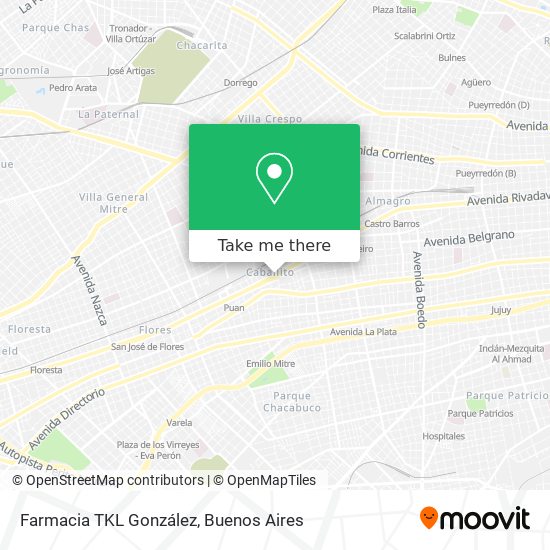 Farmacia TKL González map