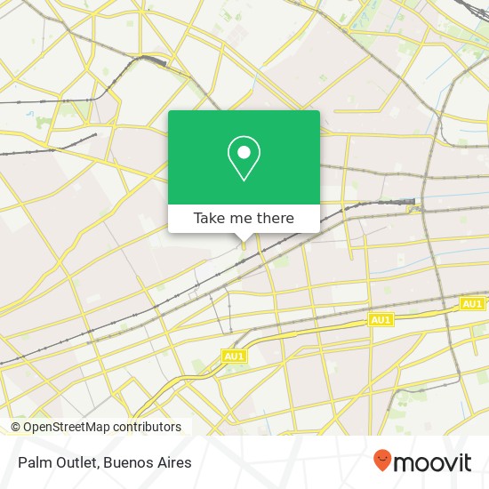 Palm Outlet map