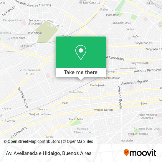 Mapa de Av. Avellaneda e Hidalgo