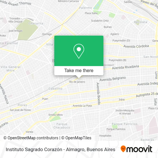 Mapa de Instituto Sagrado Corazón - Almagro