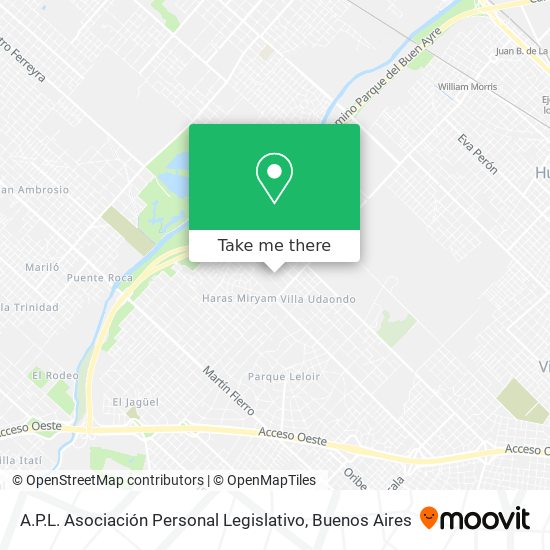 A.P.L. Asociación Personal Legislativo map