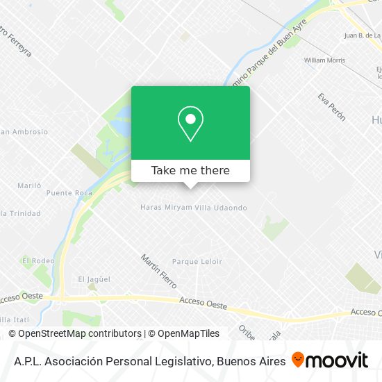 Mapa de A.P.L. Asociación Personal Legislativo