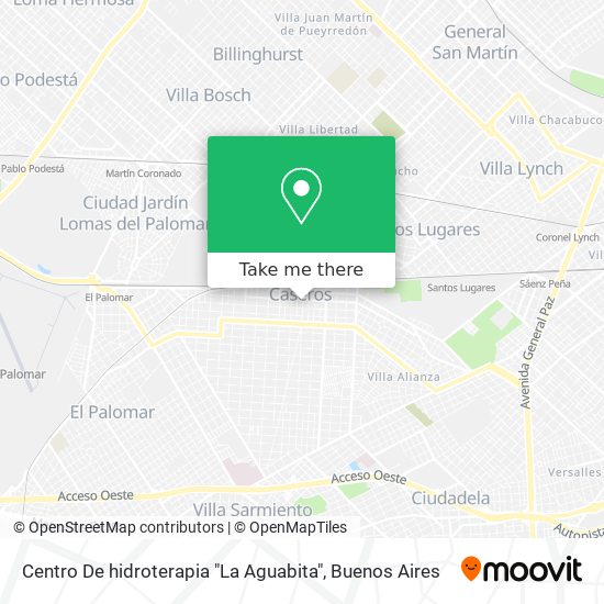 Centro De hidroterapia "La Aguabita" map