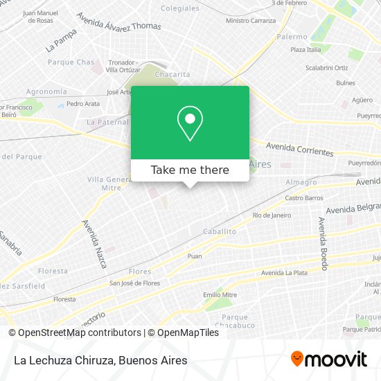 La Lechuza Chiruza map