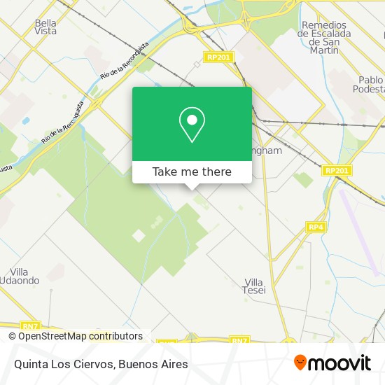 Quinta Los Ciervos map