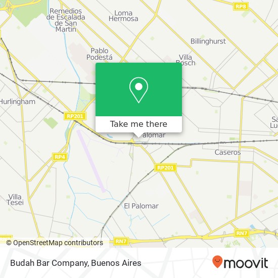 Mapa de Budah Bar Company