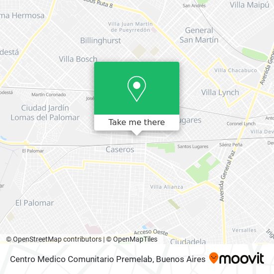 Centro Medico Comunitario Premelab map