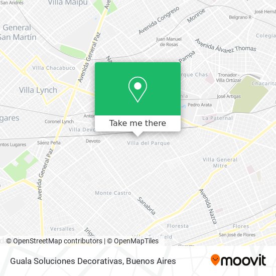 Guala Soluciones Decorativas map