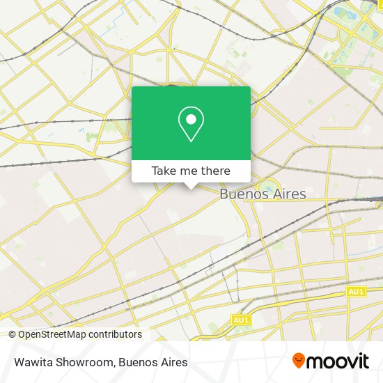 Wawita Showroom map